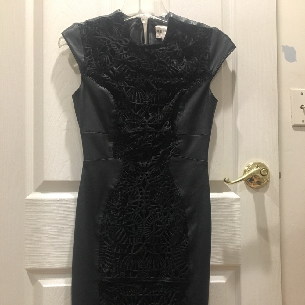 Magnificent Reiss Leather and pony hair dress